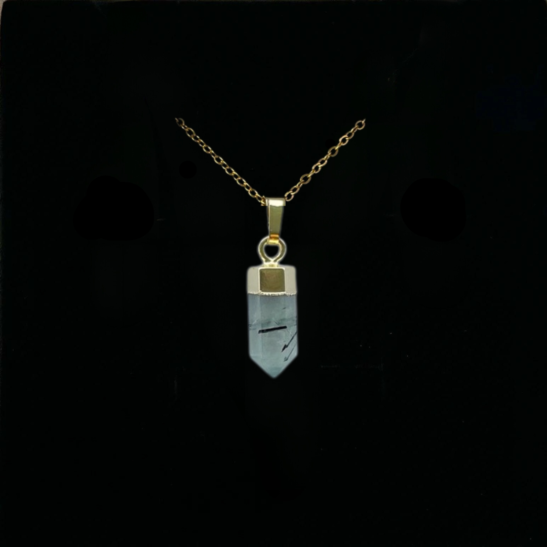 Prehnite Point Pendant