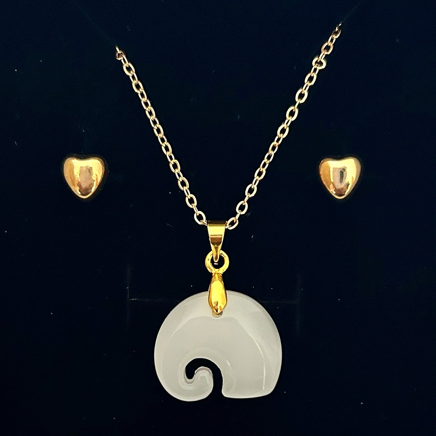 White Elephant Pendant