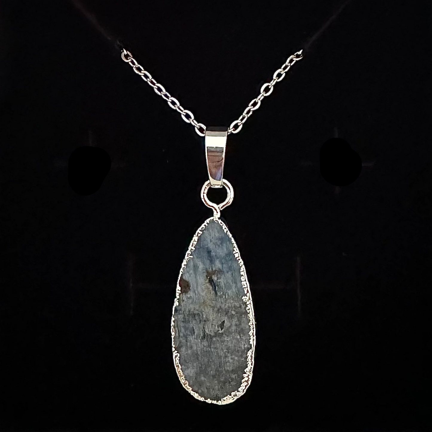 Kyanite Raw Drop Pendant