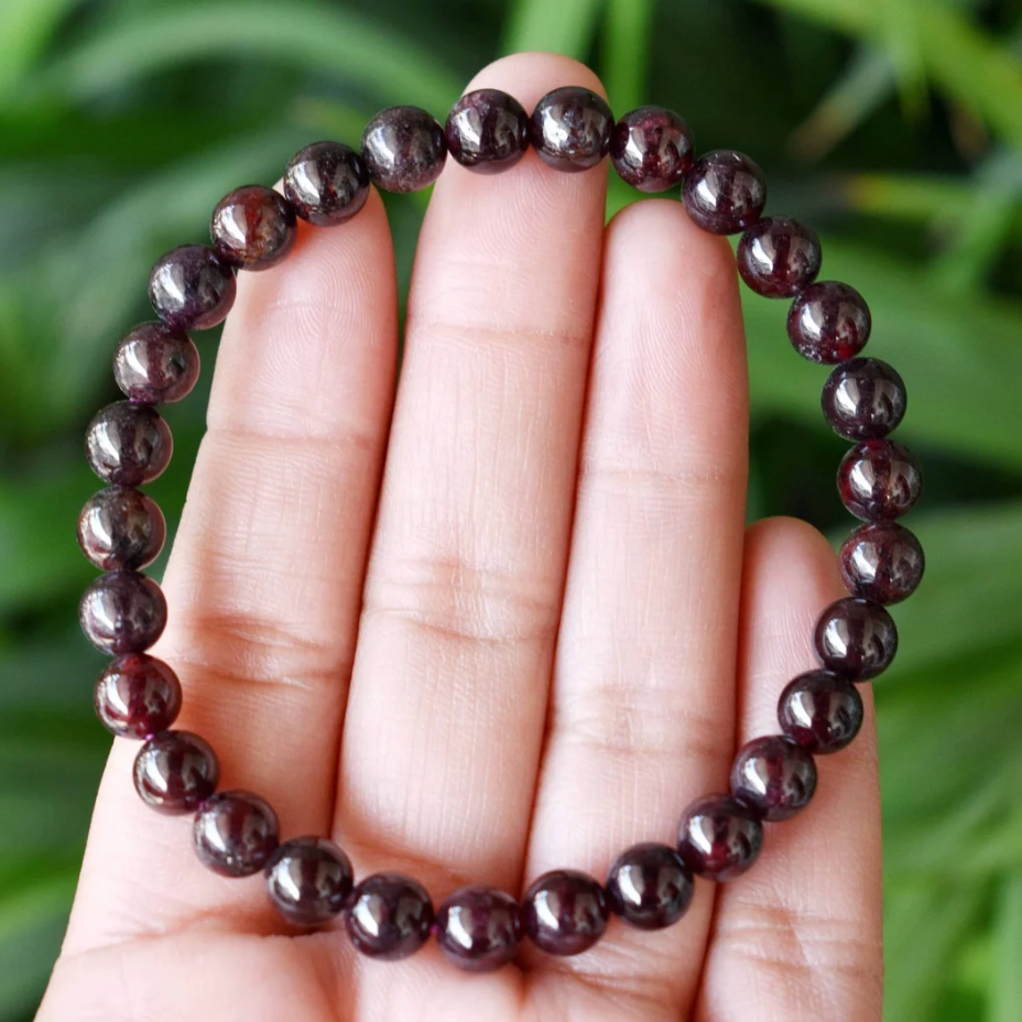 Garnet Bracelet - 8mm