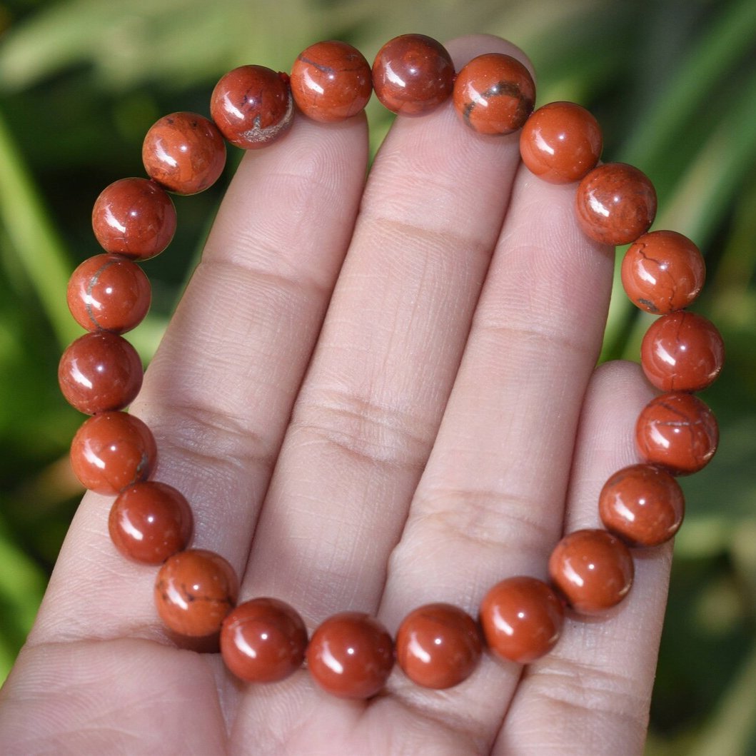 Red Jasper Bracelet - 8mm