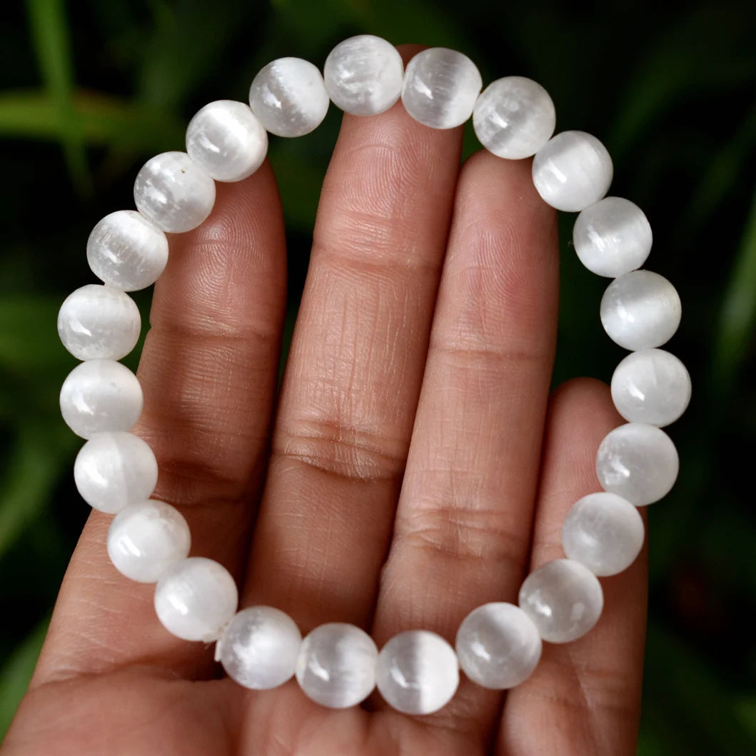 Selenite Bracelet - 8mm