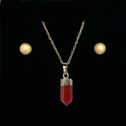 Carnelian Point Pendant