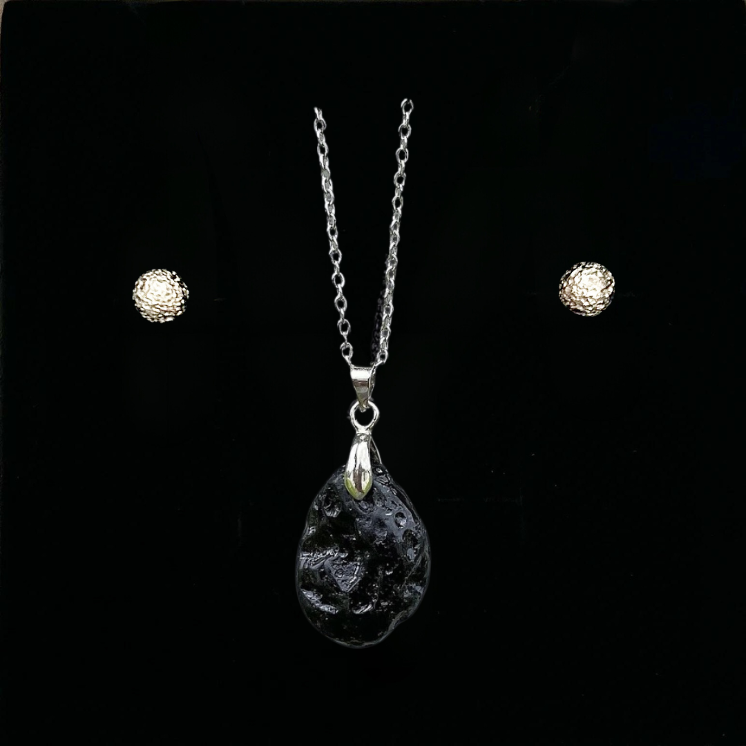 Tektite Real Meteroite Pendant