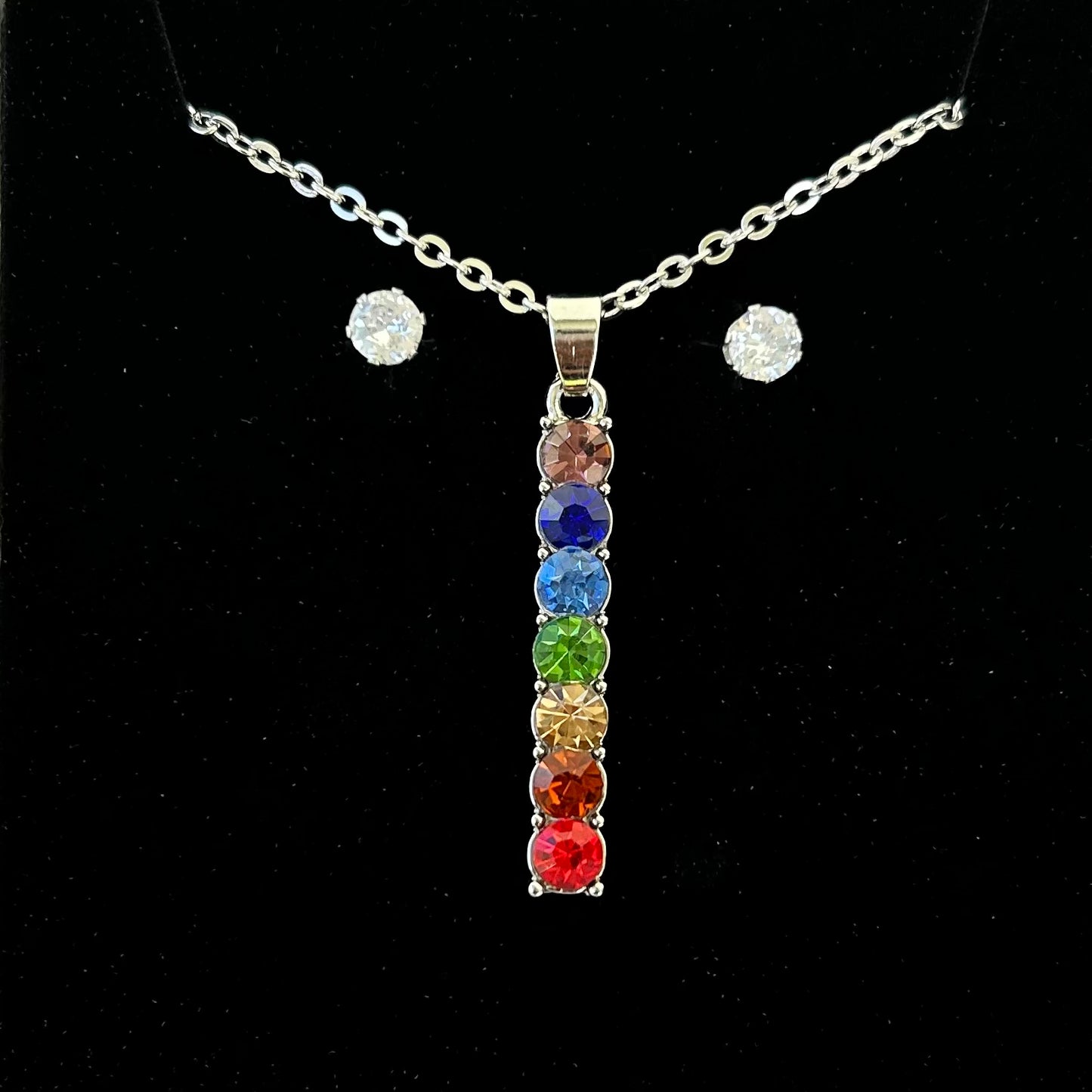 Chakra Rhinestone Pendant