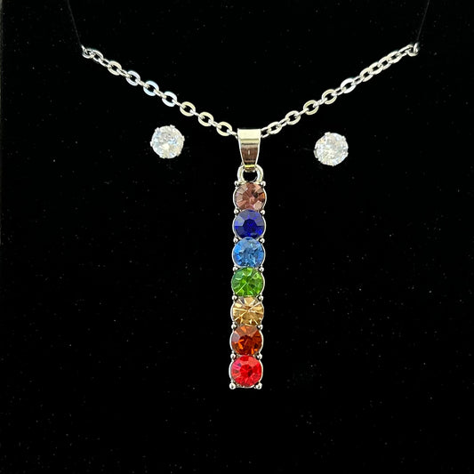 Chakra Rhinestone Pendant