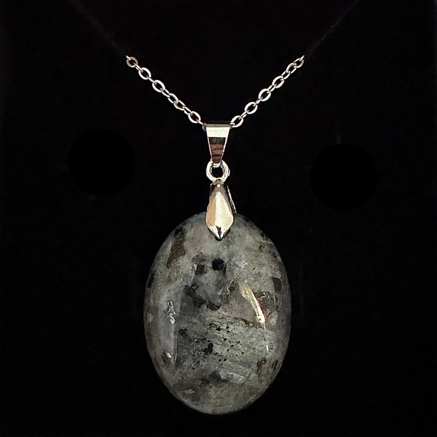 Larvikite Oval Pendant