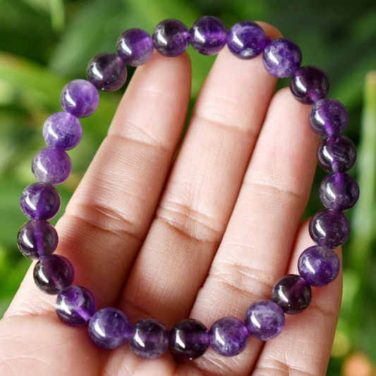 Amethyst Bracelet - 8mm