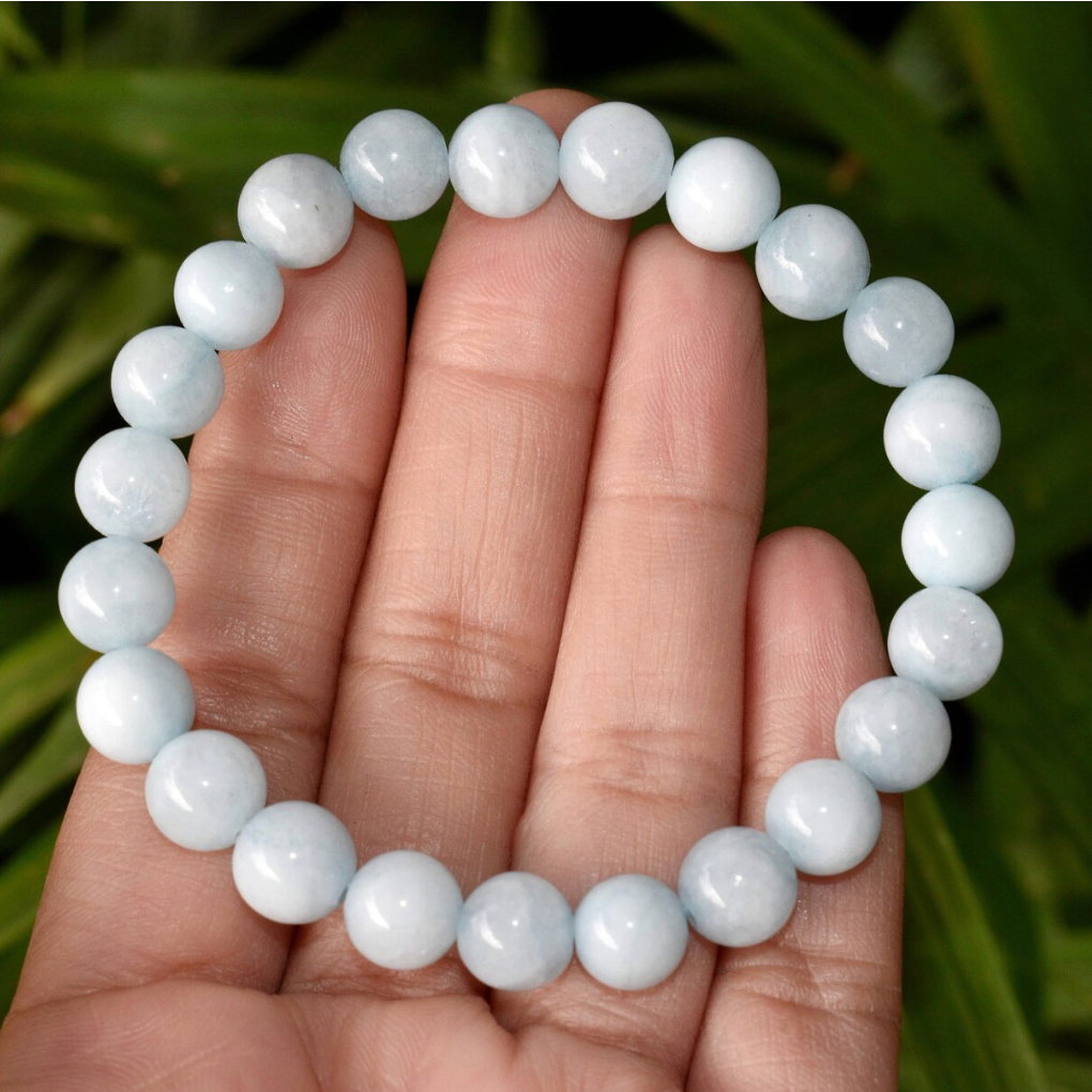 Aquamarine Bracelet - 8mm