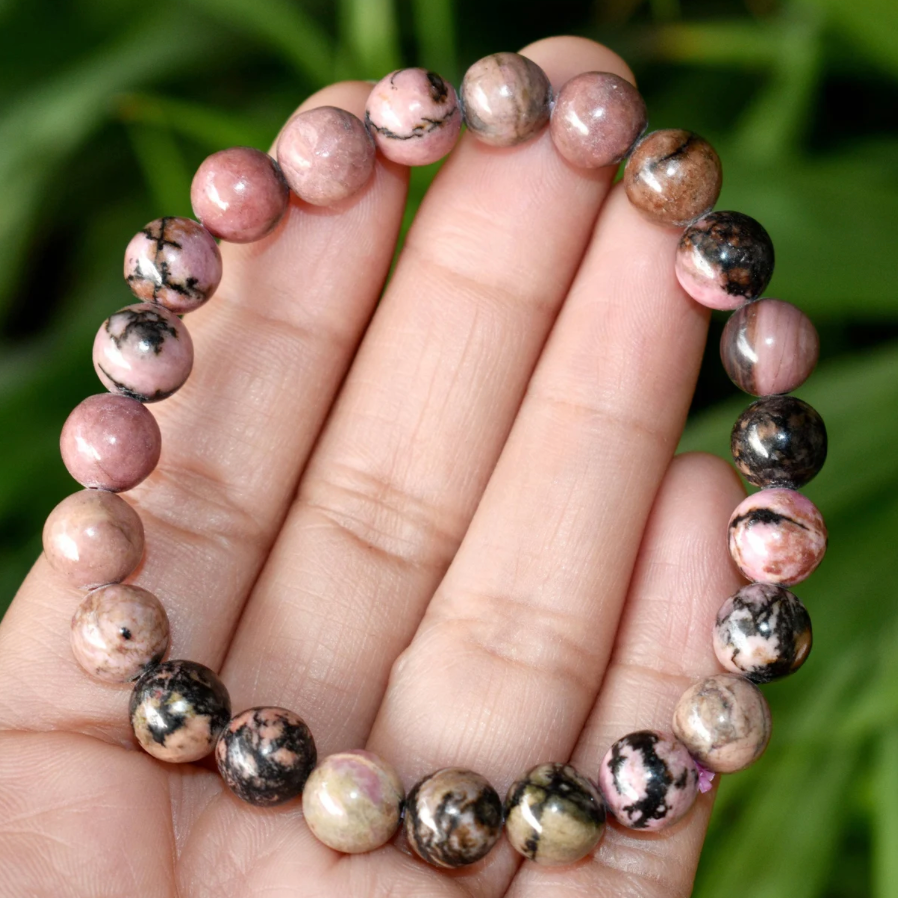 Rhodonite Bracelet - 8mm