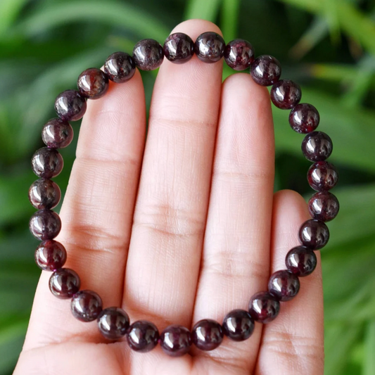 Garnet Bracelet - 8mm