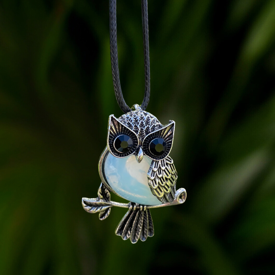Opalite Owl Pendant