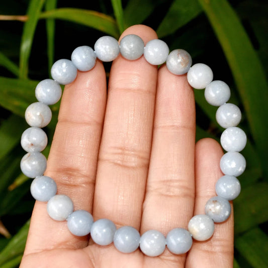 Angelite Bracelet - 8mm